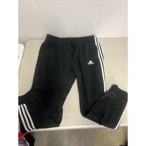 Adidas Men's Essentials Tapered 3-Stripes Track Pants  Black Size 2XL